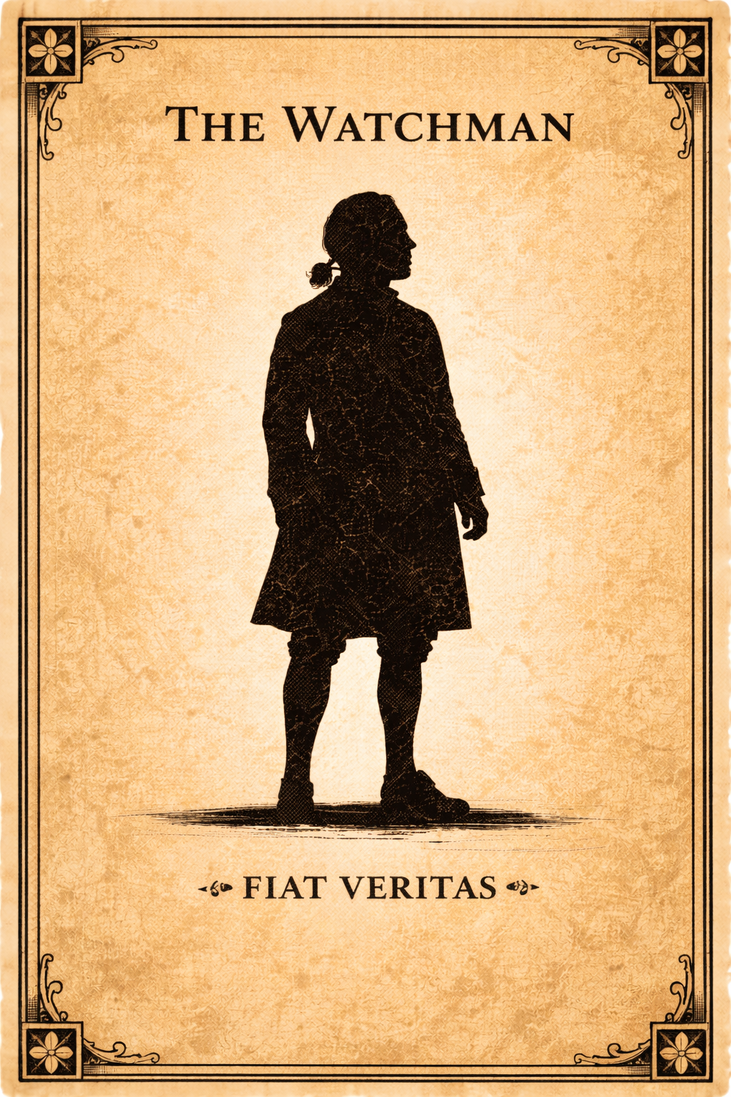 Woodcut portrait of The Watchman